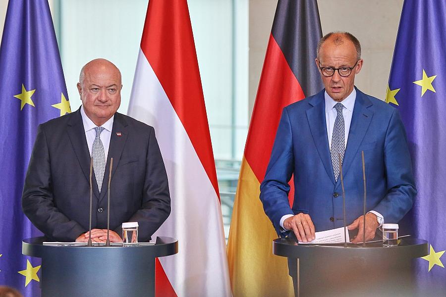 Friedrich Merz dankt Österreich für Grenz-Zusammenarbeit und betont Energiepartnerschaft