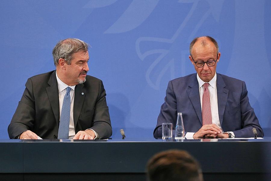 Söder stärkt Merz den Rücken in Rentendebatte