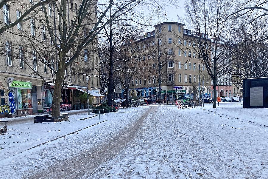 Schnee in Berlin am 09.01.2026