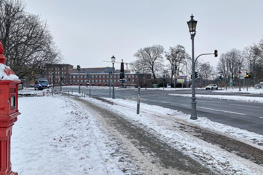 Schnee in Berlin am 09.01.2026