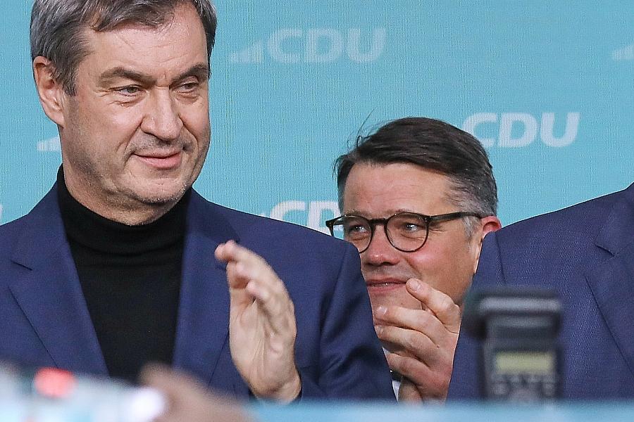 Markus Söder und Boris Rhein (Archiv)