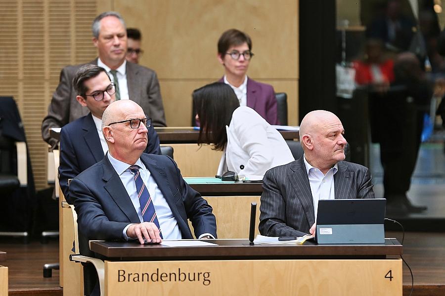 Dietmar Woidke und Robert Crumbach (Archiv)