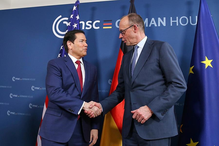 Marco Rubio und Friedrich Merz am 13.02.2026