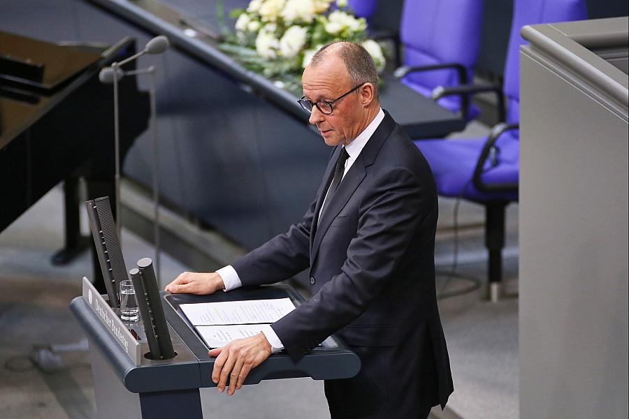 Friedrich Merz würdigt Rita Süssmuth als Ausnahmepolitikerin und leidenschaftliche Europäerin beim Staatsakt