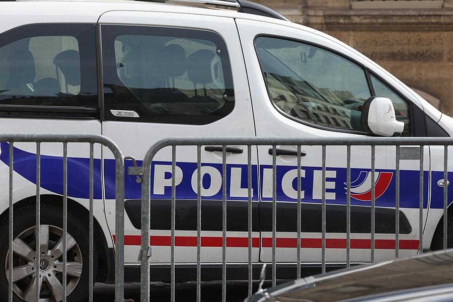 Französisches Polizeiauto (Archiv)