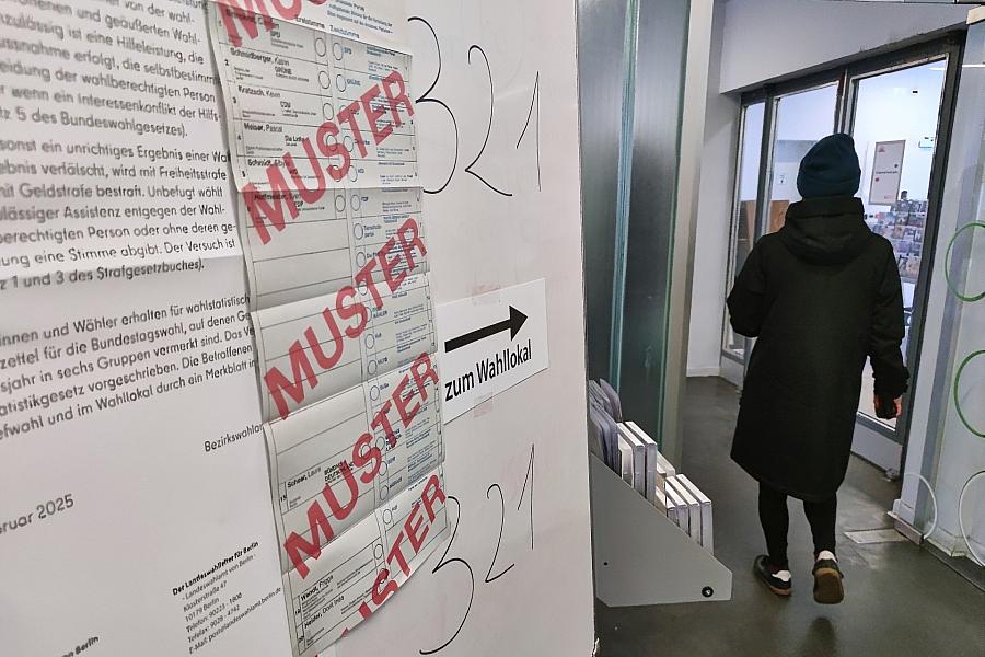 Wahllokal bei Bundestagswahl 2025 (Archiv)