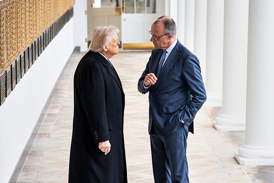 Donald Trump und Friedrich Merz am 03.03.2026