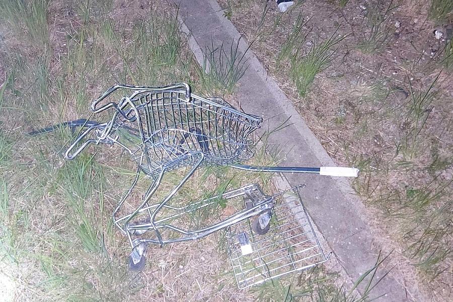 Lokomotive kollidiert mit Einkaufswagen in Neubrandenburg