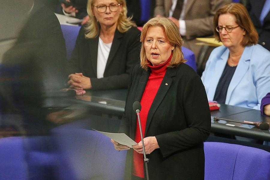 Bärbel Bas während der Regierungsbefragung am 6. Mai (Archiv)