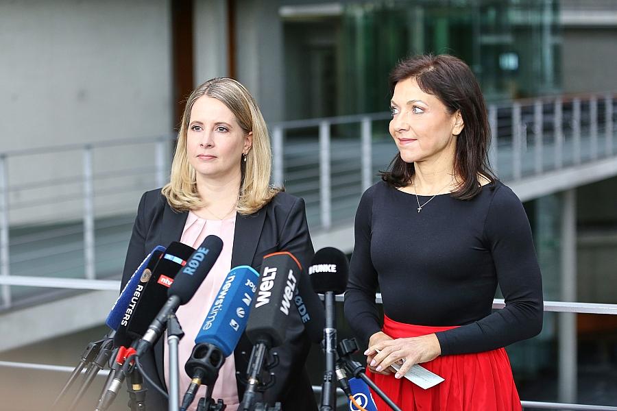 Verena Hubertz und Katherina Reiche am 13.05.2026