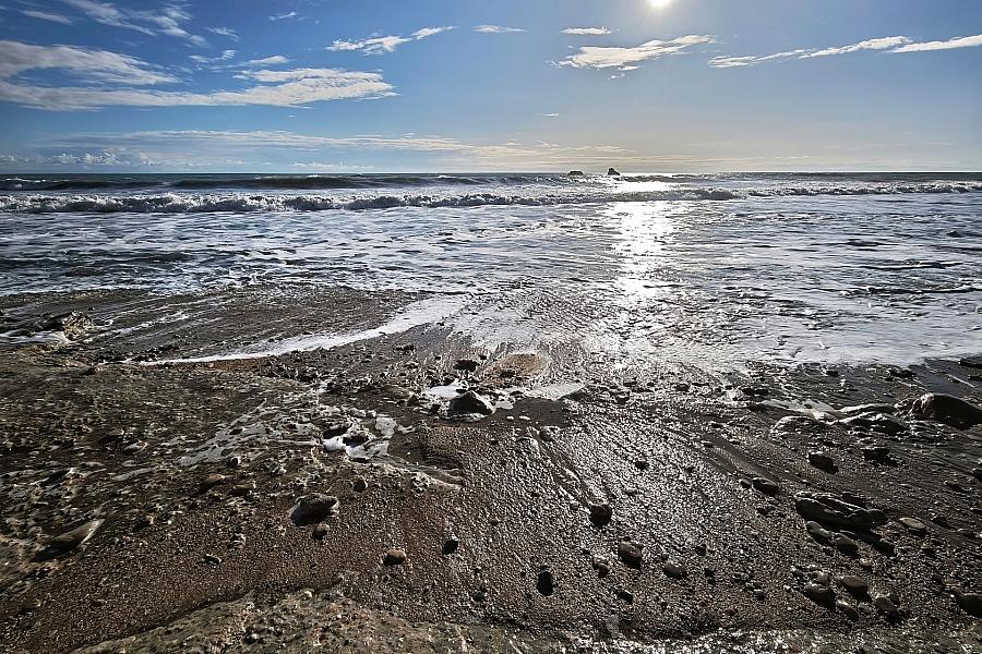 Strand am Mittelmeer