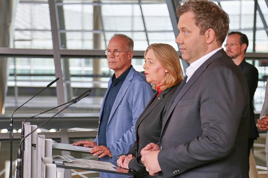 Matthias Miersch, Bärbel Bas, Lars Klingbeil (Archiv)