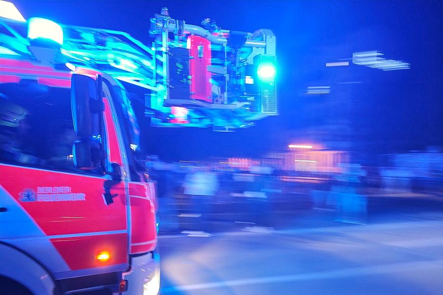 Brand unterbricht Fusion Festival in Lärz