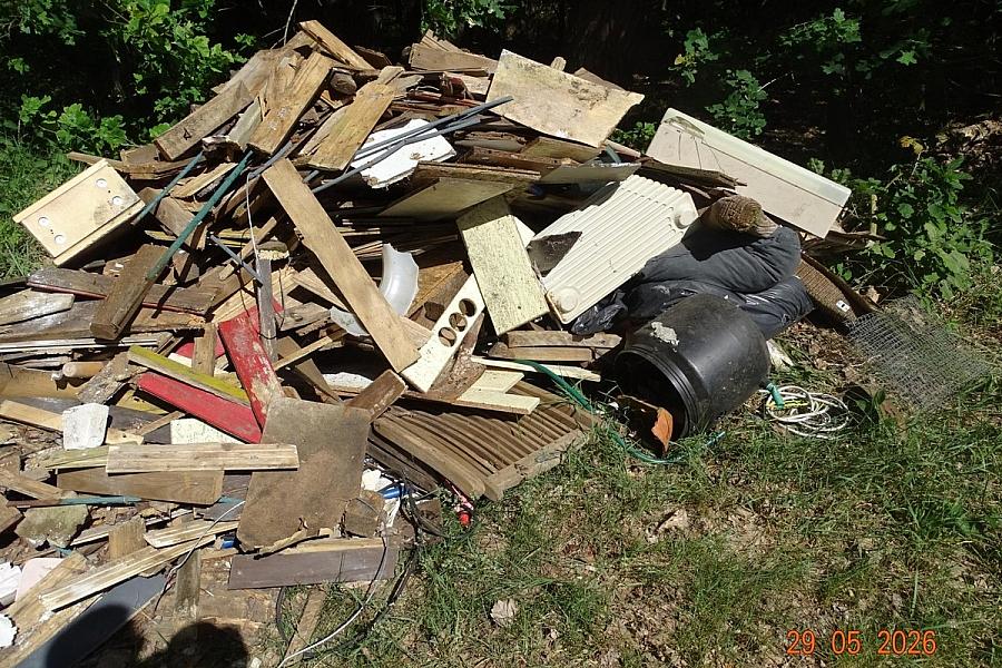 Illegale Müllentsorgung im Wald bei Besenthal – Polizei sucht Zeugen