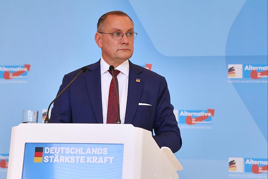 AfD-Chef Chrupalla hält sich zu Zusammenarbeit mit BSW nach Landtagswahlen bedeckt
