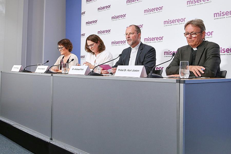 Misereor und Katholische Zentralstelle für globale Entwicklung stellen Jahresbilanz vor (KZE) am 14.07.2026