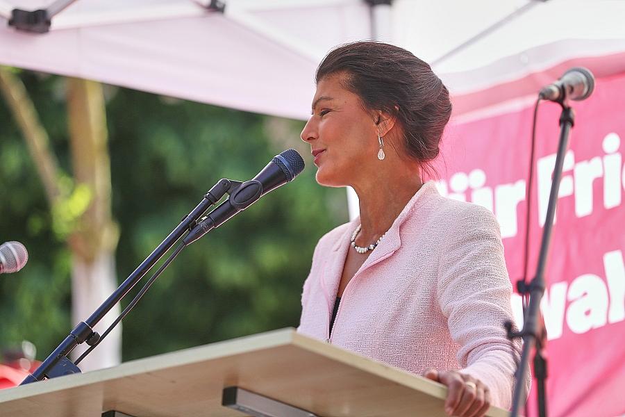 BSW-Chefin Wagenknecht kündigt Unterstützung für einzelne AfD-Forderungen in Sachsen-Anhalt an