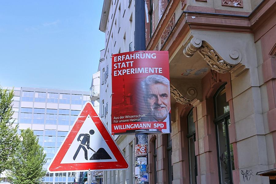 Wahlplakate vor der Landtagswahl in Sachsen-Anhalt (Archiv)