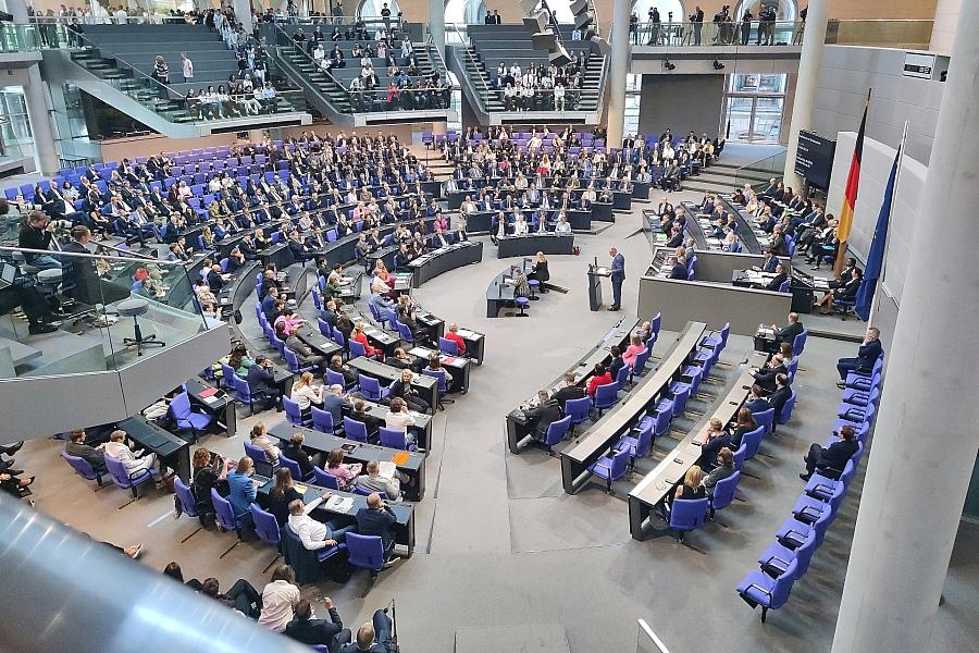 Bundestagssitzung am 09.09.2026