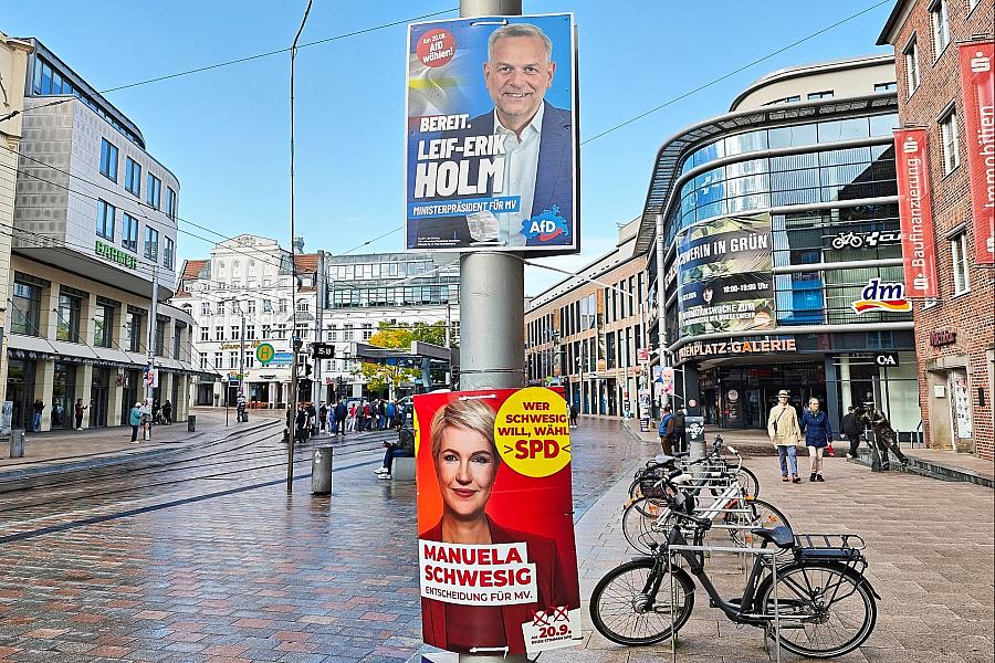 Landtagswahl Mecklenburg-Vorpommern: Wahlbeteiligung bis 14 Uhr deutlich höher als 2021
