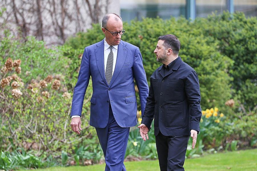 Friedrich Merz und Wolodymyr Selenskyj (Archiv)