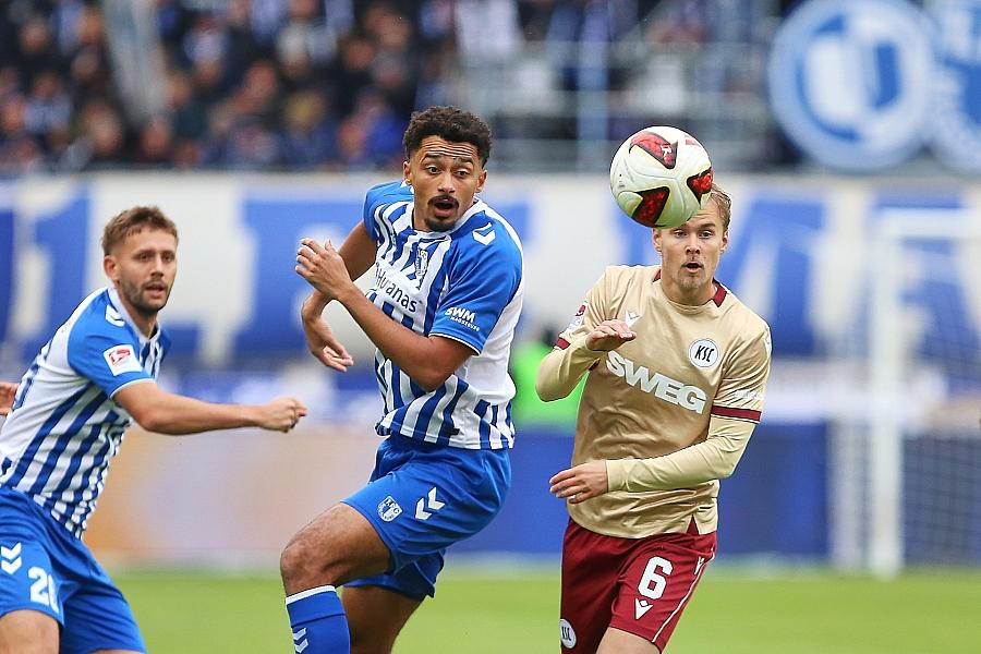1. FC Magdeburg gewinnt 6:1 gegen Karlsruher SC: Zukowski trifft doppelt per Elfmeter